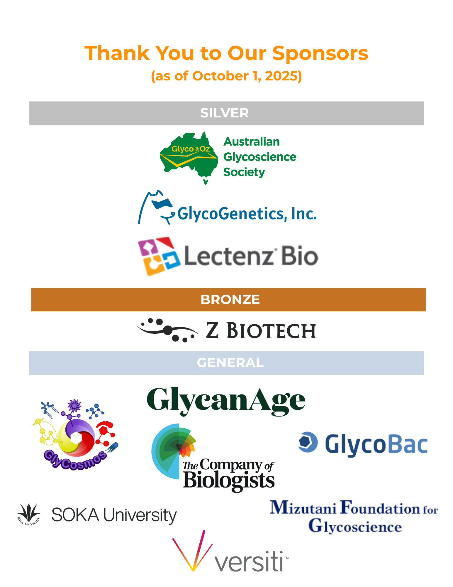 SFG sponsors